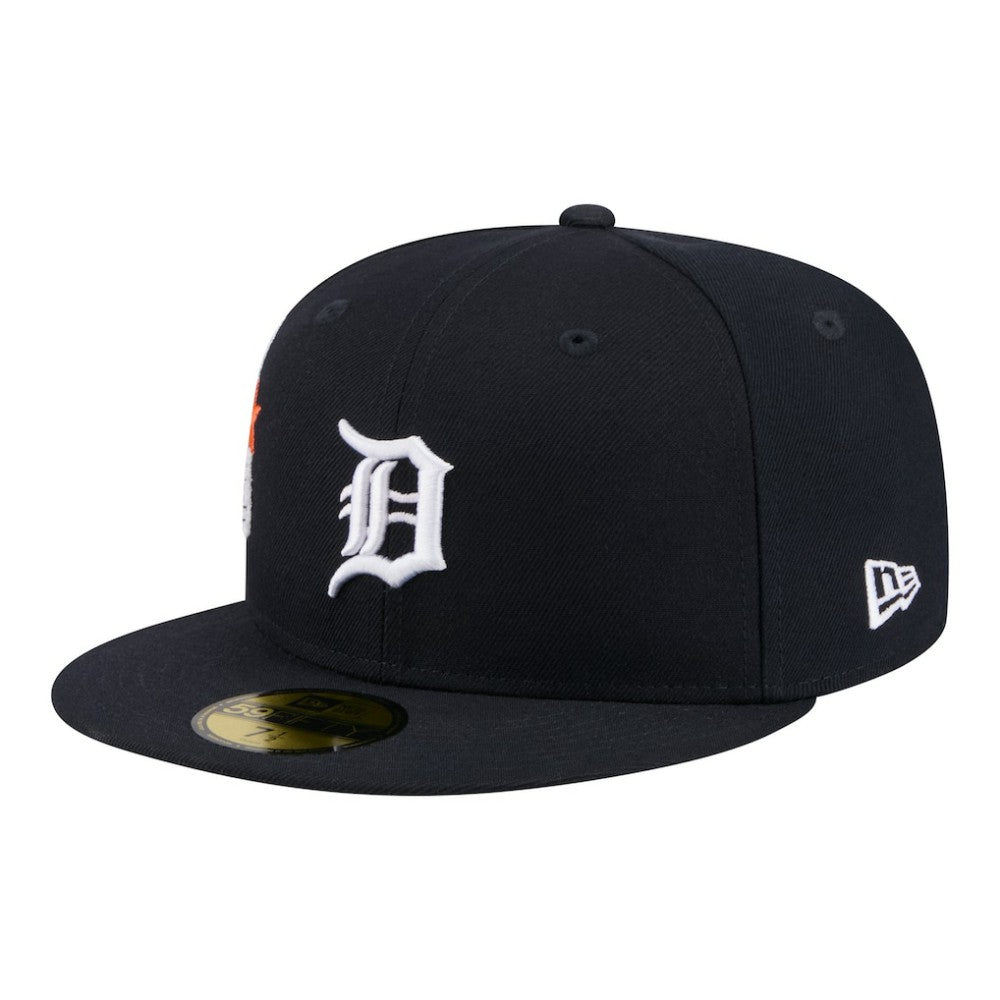 Detroit Tigers City Patch 59FIFTY Fitted Hat Navy | New Era