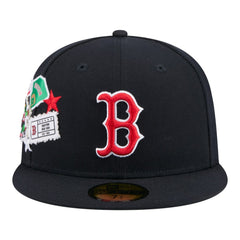 Boston Red Sox City Patch 59FIFTY Fitted Hat Navy | New Era