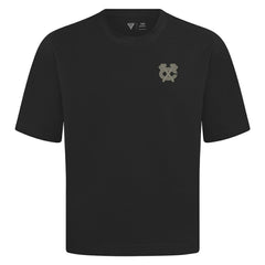 Chicago Blackhawks Levelwear Copper Oversized Luxe Signature Knit T-Shirt Black
