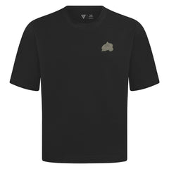 Colorado Avalanche Levelwear Copper Oversized Luxe Signature Knit T-Shirt Black