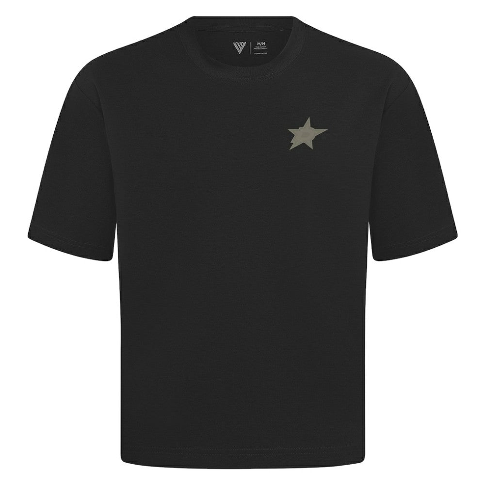 Dallas Stars Levelwear Copper Oversized Luxe Signature Knit T-Shirt Black