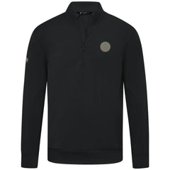 Edmonton Oilers Levelwear Copper Upright Quarter-Zip Pullover Black