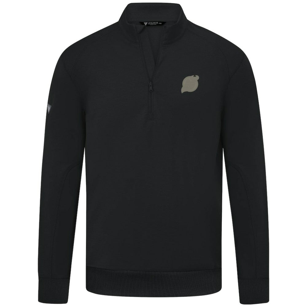 New Jersey Devils Levelwear Copper Upright Quarter-Zip Pullover Black