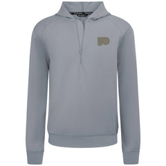 Philadelphia Flyers Levelwear Technic Quarter-Zip Pullover Hoodie Gray