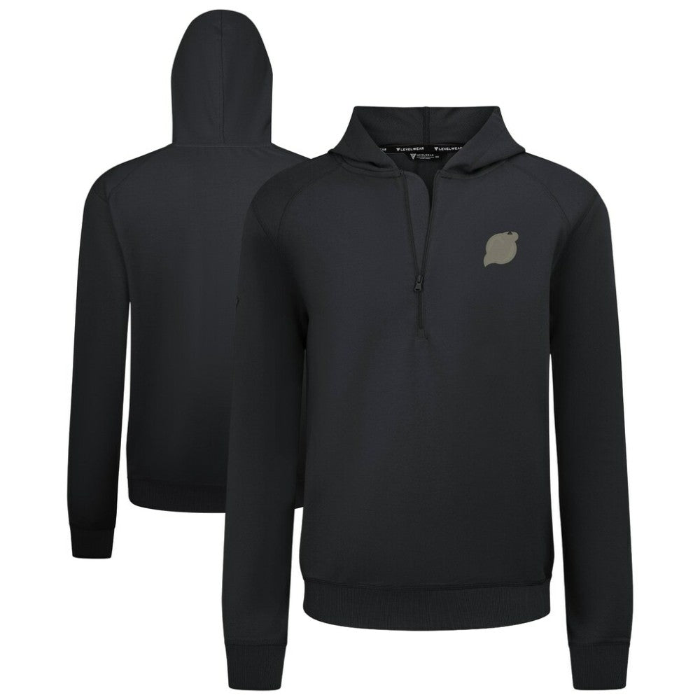 New Jersey Devils Levelwear Technic Quarter-Zip Pullover Hoodie Black