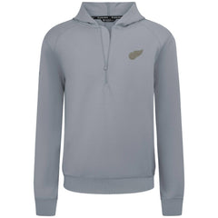 Detroit Red Wings Levelwear Technic Quarter-Zip Pullover Hoodie Gray