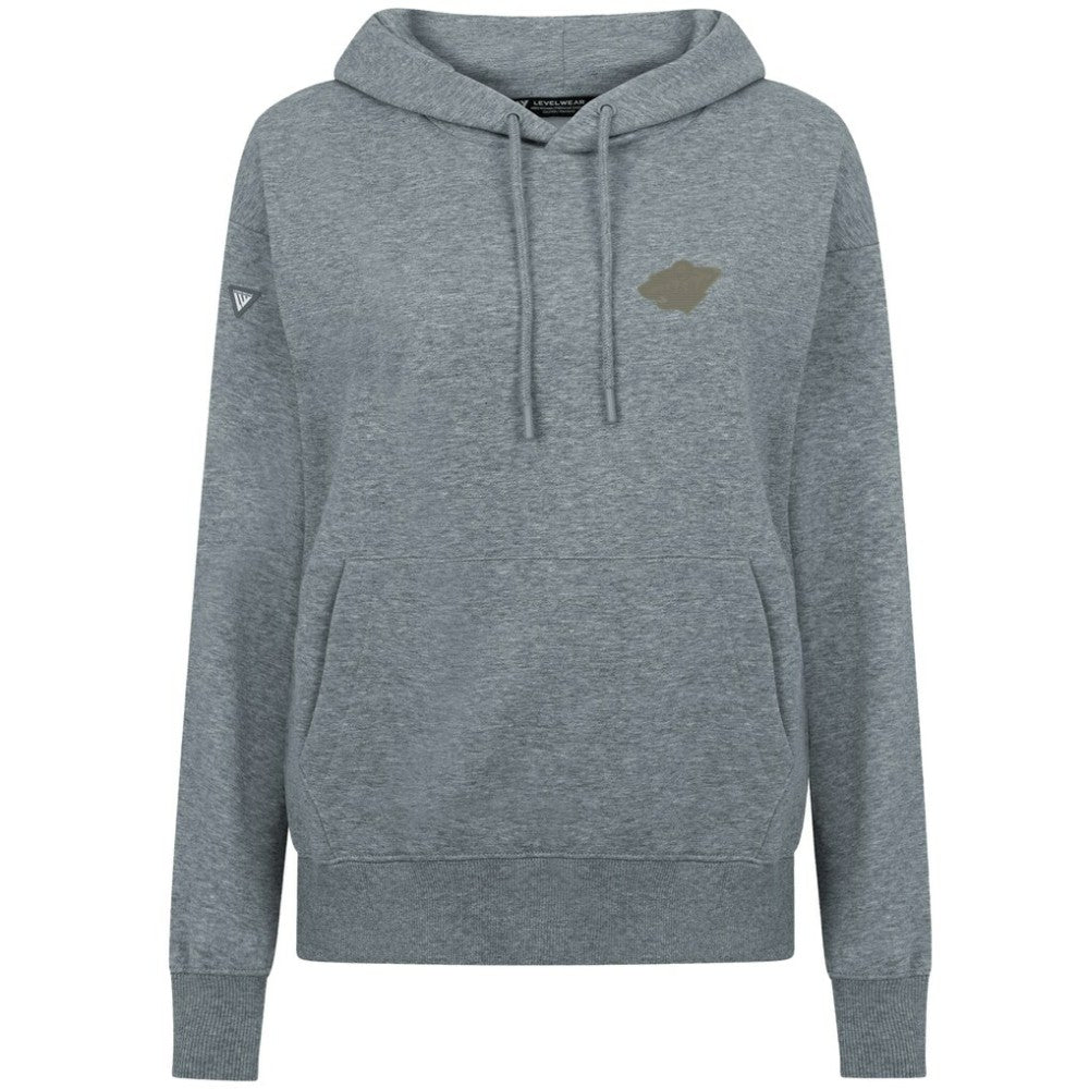 Minnesota Wild Levelwear Women's Adorn Copper Hoodie Gray