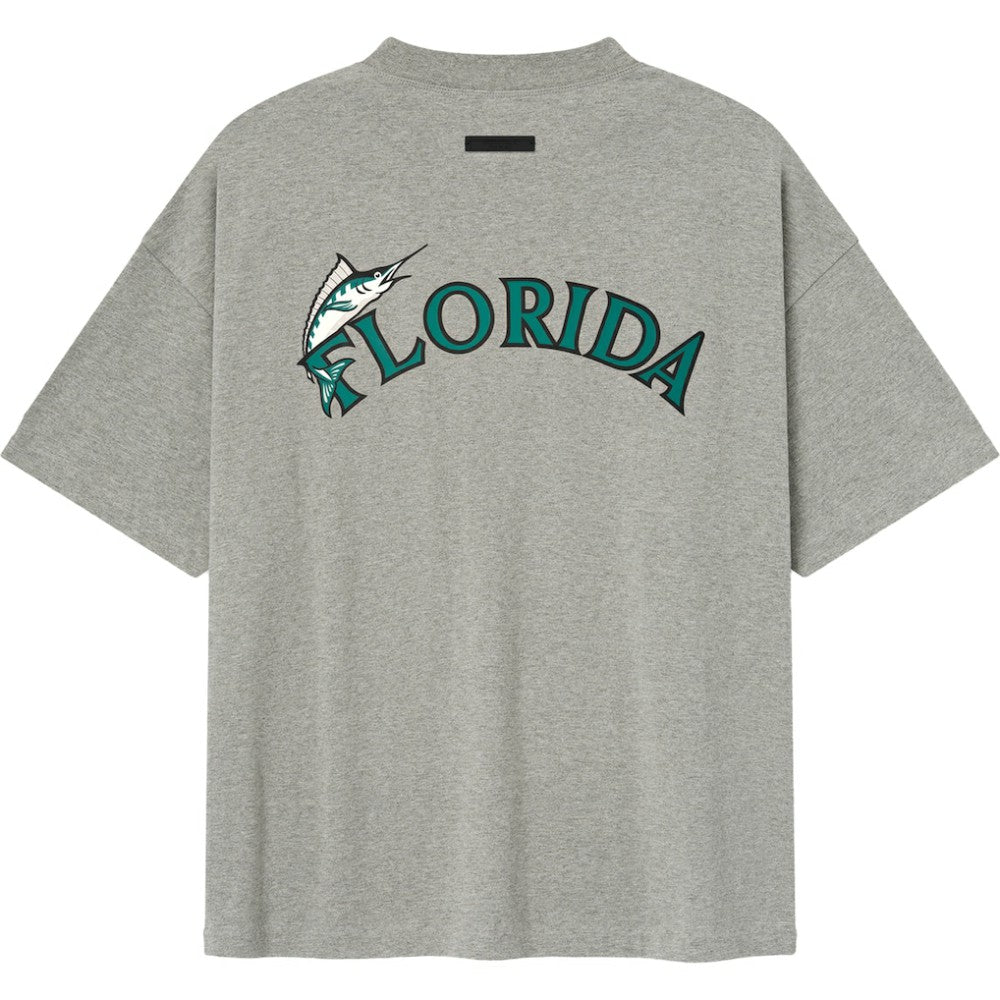 Florida Marlins Fear of God x MLB 90's Fit T-Shirt Heather Gray