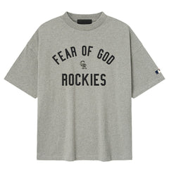Colorado Rockies Fear of God x MLB 90's Fit T-Shirt Heather Gray
