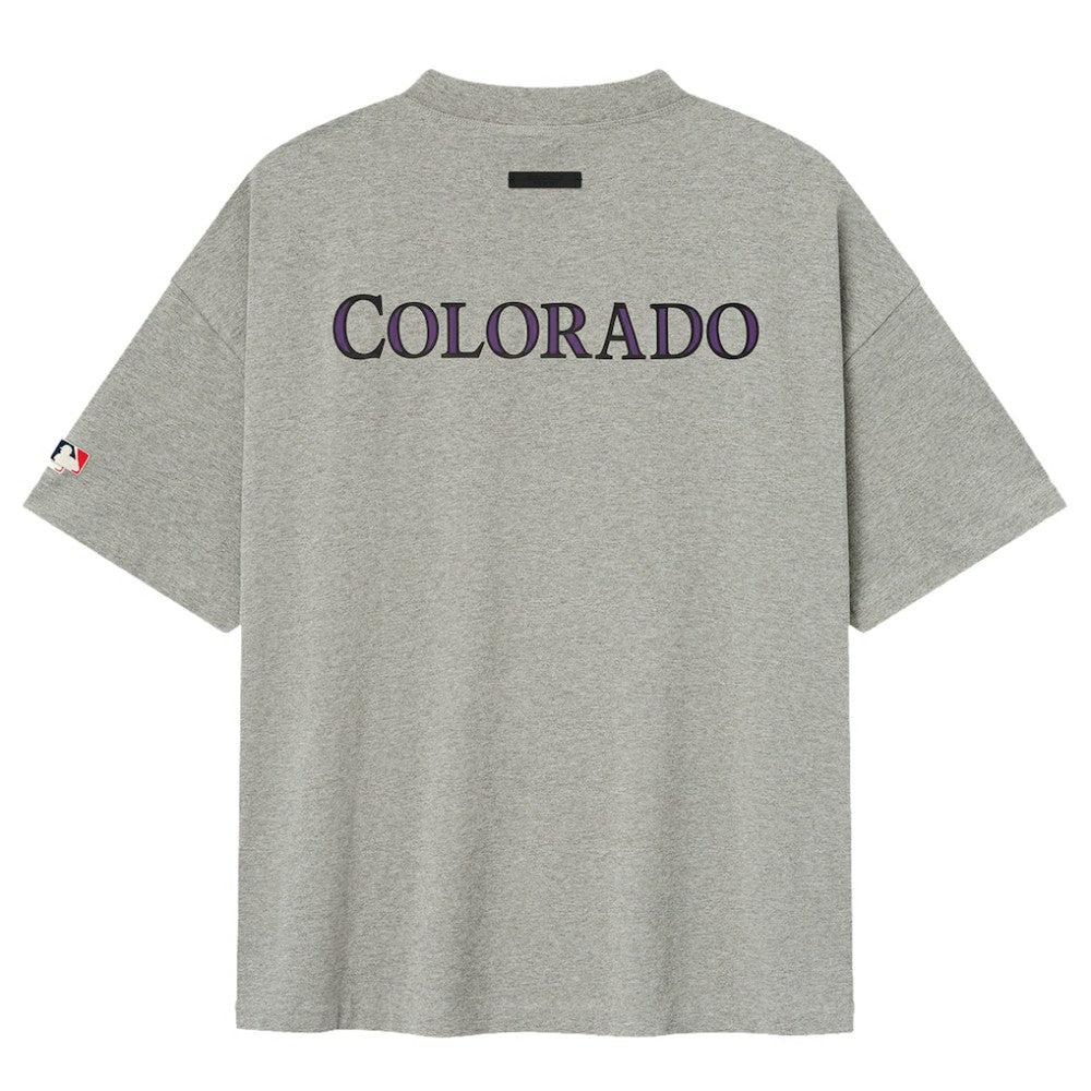 Colorado Rockies Fear of God x MLB 90's Fit T-Shirt Heather Gray