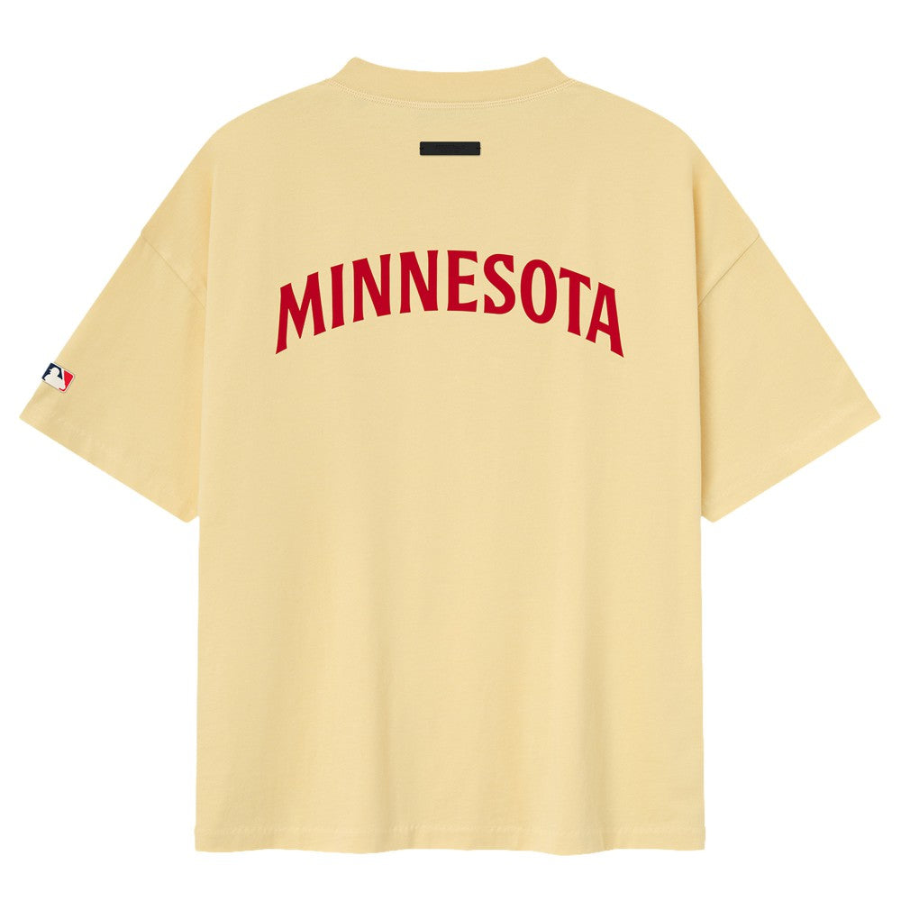 Minnesota Twins Fear of God x MLB 90's Fit T-Shirt Yellow