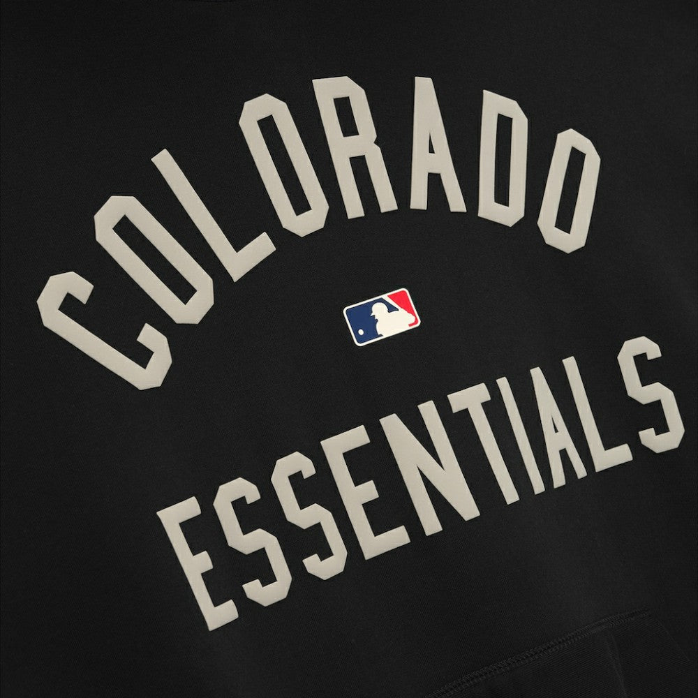 Colorado Rockies Fear of God x MLB Sport Fit Hoodie Heather Black/Purple