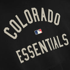 Colorado Rockies Fear of God x MLB Sport Fit Hoodie Heather Black/Purple