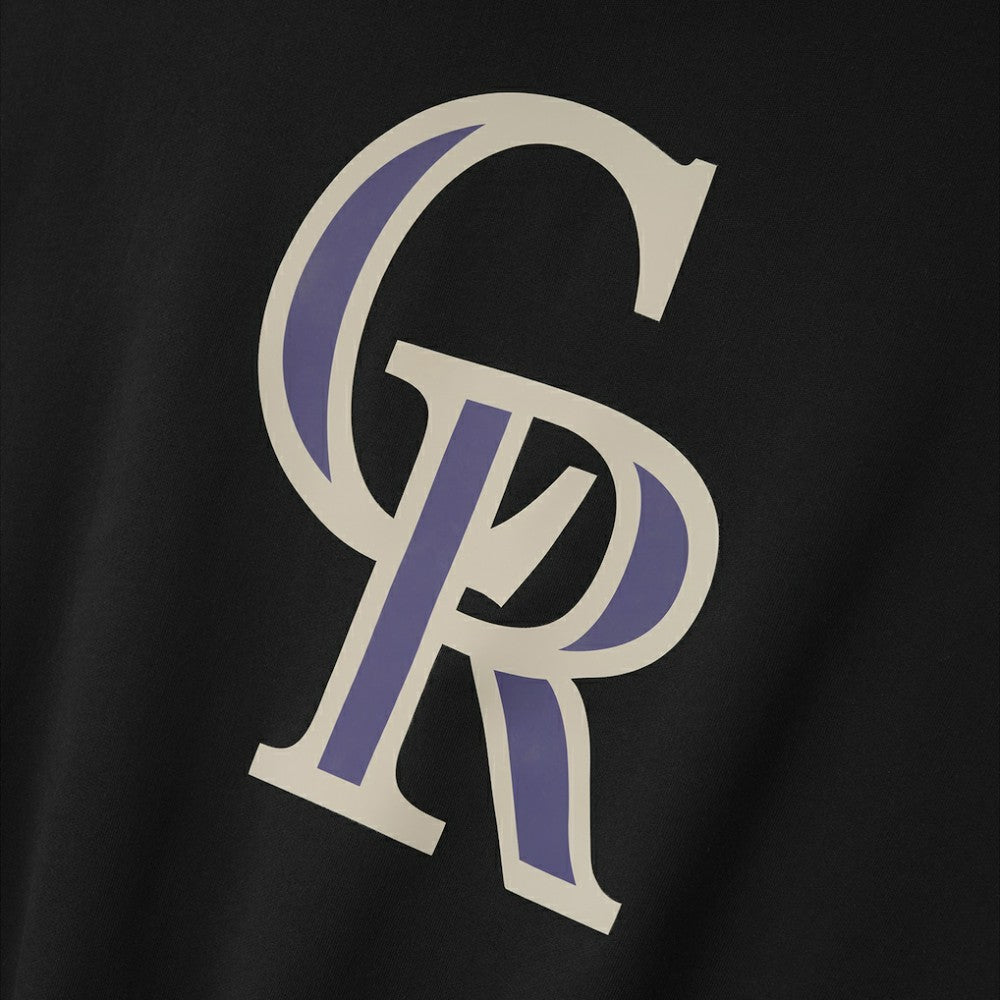 Colorado Rockies Fear of God x MLB Sport Fit Hoodie Heather Black/Purple