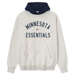 Minnesota Twins Fear of God x MLB Sport Fit Hoodie Light Heather Gray/Navy