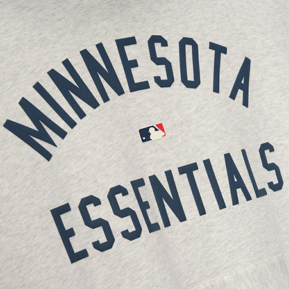 Minnesota Twins Fear of God x MLB Sport Fit Hoodie Light Heather Gray/Navy