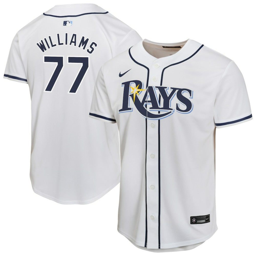 Carson Williams Tampa Bay Rays Youth Home Player Game Jersey White | Nike