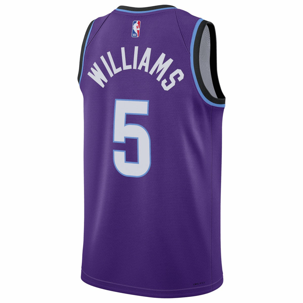 Cody Williams Utah Jazz Unisex Swingman Jersey - Icon Edition - Purple