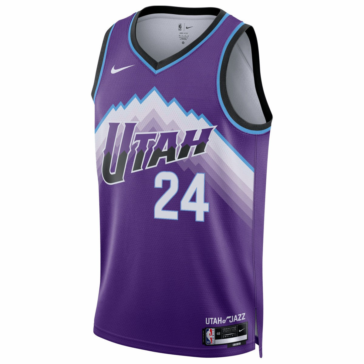 Walker Kessler Utah Jazz Unisex Swingman Jersey - Icon Edition - Purple