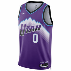 Taylor Hendricks Utah Jazz Unisex Swingman Jersey - Icon Edition - Purple