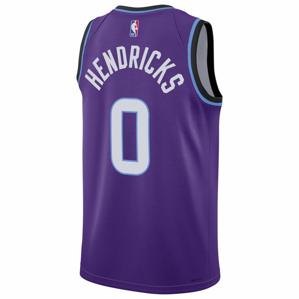 Taylor Hendricks Utah Jazz Unisex Swingman Jersey - Icon Edition - Purple