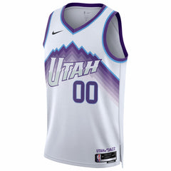 Utah Jazz Unisex Swingman Custom Jersey - Association Edition - White