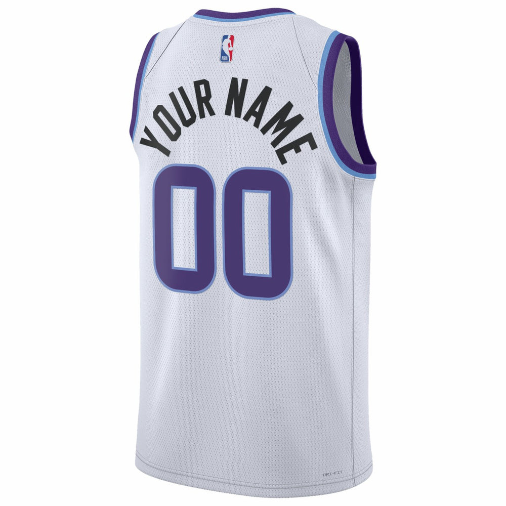Utah Jazz Unisex Swingman Custom Jersey - Association Edition - White