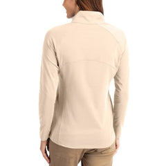 Pittsburgh Pirates Cutter & Buck Women's Cooperstown Collection Adapt Eco Knit Stretch Half-Zip Pullover Tan