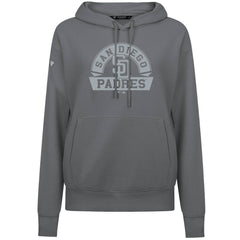 San Diego Padres Levelwear Women's Adorn Banner Arch Hoodie Stone