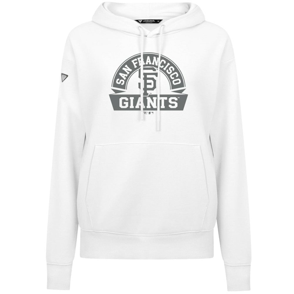 San Francisco Giants Levelwear Women's Adorn Banner Arch Hoodie White