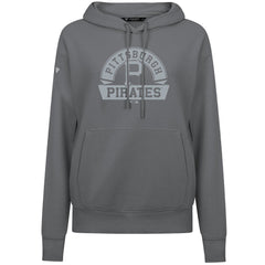 Pittsburgh Pirates Levelwear Women's Adorn Banner Arch Hoodie Stone