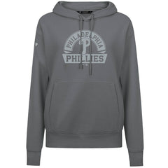 Philadelphia Phillies Levelwear Women's Adorn Banner Arch Hoodie Stone