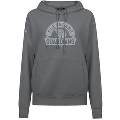 Cleveland Guardians Levelwear Women's Adorn Banner Arch Hoodie Stone