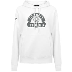 Detroit Tigers Levelwear Women's Adorn Banner Arch Hoodie White