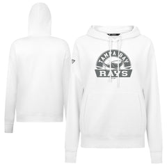 Tampa Bay Rays Levelwear Women's Adorn Banner Arch Hoodie White