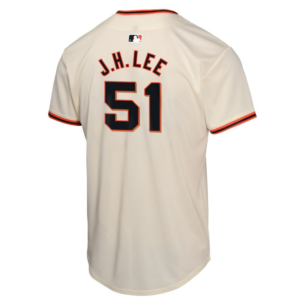 Jung Hoo Lee San Francisco Giants Youth Home Player Game Jersey Cream | Nike
