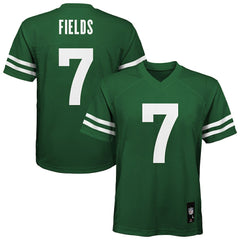 Justin Fields New York Jets Youth Replica Player Jersey - Legacy Green
