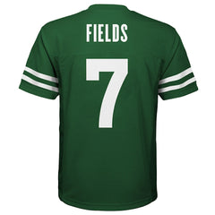 Justin Fields New York Jets Youth Replica Player Jersey - Legacy Green