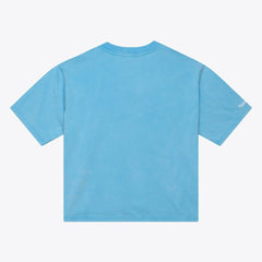 Philadelphia Phillies Women's Cooperstown Cropped Boxy T-Shirt Light Blue | Mitchell & Ness