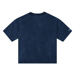 Los Angeles Dodgers Women's Cooperstown Cropped Boxy T-Shirt Blue | Mitchell & Ness