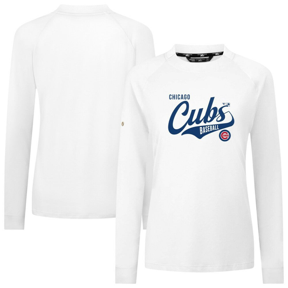 Chicago Cubs Levelwear Women's Slender Glide T-Shirt White