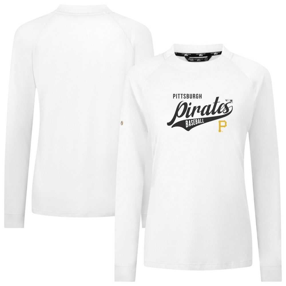 Pittsburgh Pirates Levelwear Women's Slender Glide T-Shirt White