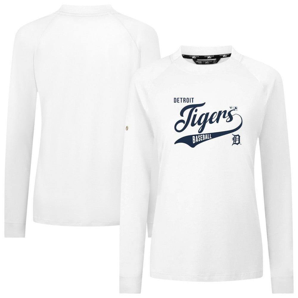 Detroit Tigers Levelwear Women's Slender Glide T-Shirt White