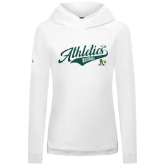 Athletics Levelwear Women's Slender Glide Raglan Hoodie White