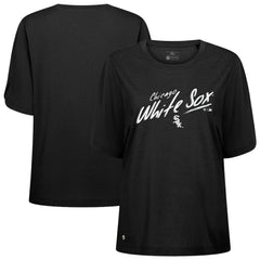 Chicago White Sox Levelwear Women's Bloom Sizzle T-Shirt Black