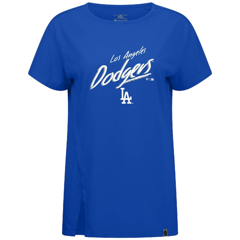 Los Angeles Dodgers Levelwear Women's Influx Sizzle T-Shirt Royal