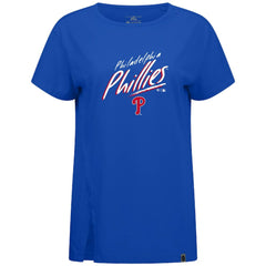 Philadelphia Phillies Levelwear Women's Influx Sizzle T-Shirt Royal