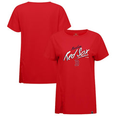 Boston Red Sox Levelwear Women's Influx Sizzle T-Shirt Red