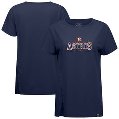 Houston Astros Levelwear Women's Influx Journey T-Shirt Navy