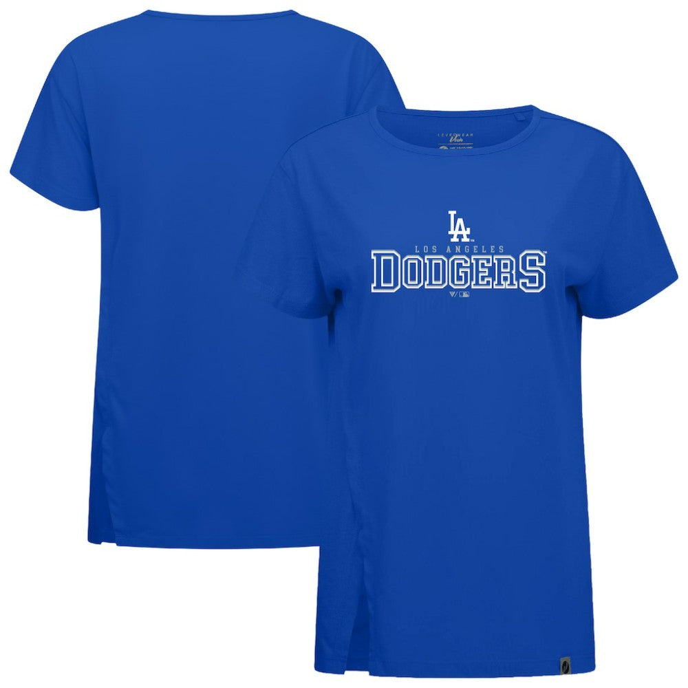 Los Angeles Dodgers Levelwear Women's Influx Journey T-Shirt Royal